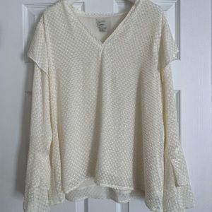 Cream Blouse
